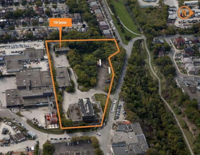 Aerial view of the site, image via Build Toronto